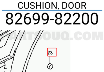 Suzuki 8269982200 CUSHION, DOOR