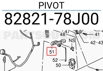 Suzuki 8282178J00 PIVOT