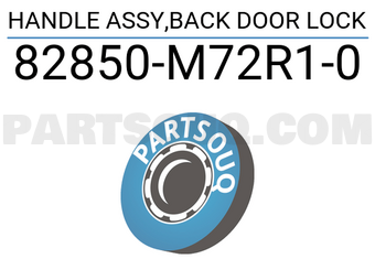 Suzuki 82850M72R10 HANDLE ASSY,BACK DOOR LOCK