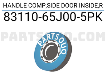 Suzuki 8311065J005PK HANDLE COMP,SIDE DOOR INSIDE,R