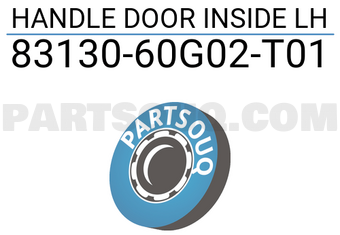 Suzuki 8313060G02T01 HANDLE DOOR INSIDE LH