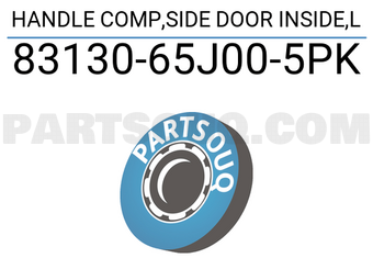 Suzuki 8313065J005PK HANDLE COMP,SIDE DOOR INSIDE,L