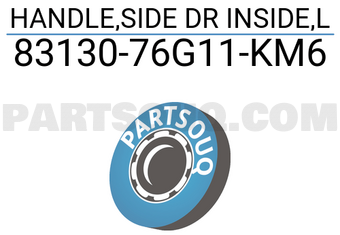 Suzuki 8313076G11KM6 HANDLE,SIDE DR INSIDE,L