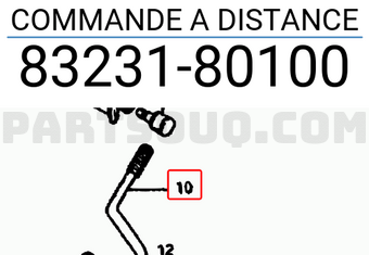 Suzuki 8323180100 COMMANDE A DISTANCE