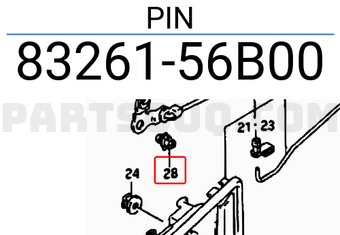Suzuki 8326156B00 PIN