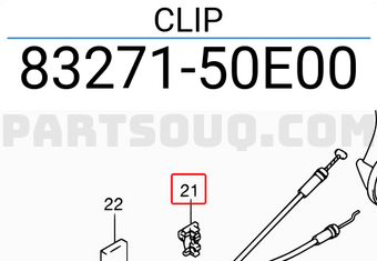 Suzuki 8327150E00 CLIP