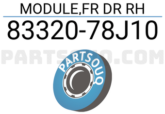 Suzuki 8332078J10 MODULE,FR DR RH