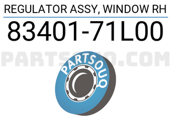 Suzuki 8340171L00 REGULATOR ASSY, WINDOW RH