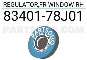 Suzuki 8340178J01 REGULATOR,FR WINDOW RH