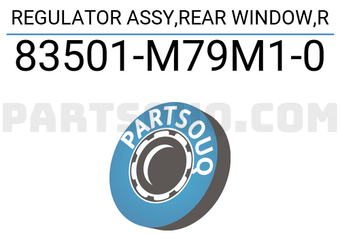 Suzuki 83501M79M10 REGULATOR ASSY,REAR WINDOW,R