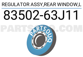 Suzuki 8350263J11 REGULATOR ASSY,REAR WINDOW,L