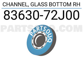 Suzuki 8363072J00 CHANNEL, GLASS BOTTOM RH