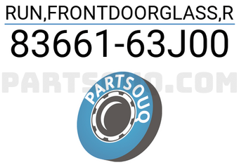Suzuki 8366163J00 RUN,FRONTDOORGLASS,R