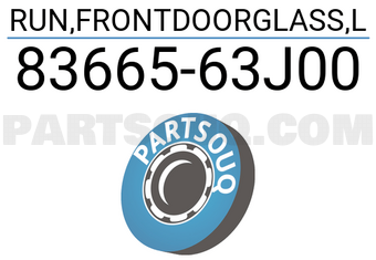 Suzuki 8366563J00 RUN,FRONTDOORGLASS,L