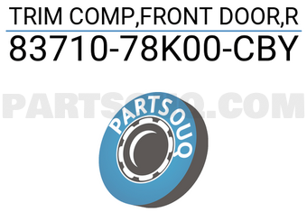 Suzuki 8371078K00CBY TRIM COMP,FRONT DOOR,R