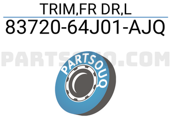 Suzuki 8372064J01AJQ TRIM,FR DR,L