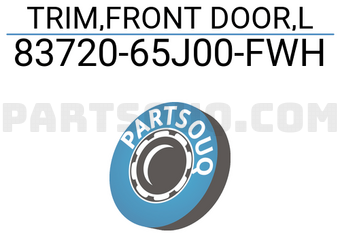 Suzuki 8372065J00FWH TRIM,FRONT DOOR,L