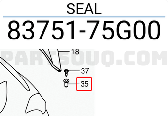 Suzuki 8375175G00 SEAL