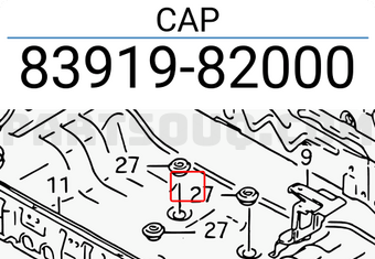 Suzuki 8391982000 CAP
