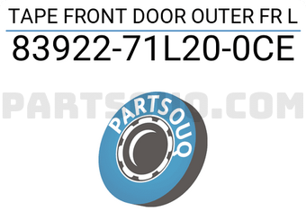 Suzuki 8392271L200CE TAPE FRONT DOOR OUTER FR L