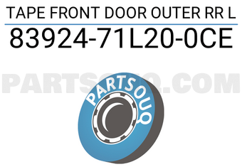 Suzuki 8392471L200CE TAPE FRONT DOOR OUTER RR L