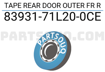 Suzuki 8393171L200CE TAPE REAR DOOR OUTER FR R