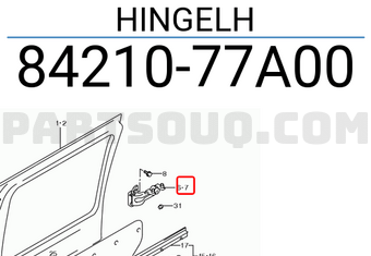 Suzuki 8421077A00 HINGELH