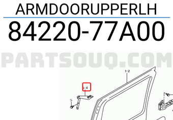 Suzuki 8422077A00 ARMDOORUPPERLH