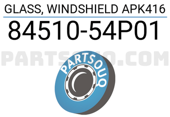 Suzuki 8451054P01 GLASS, WINDSHIELD APK416