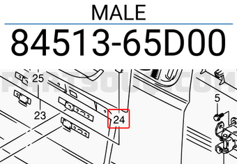 Suzuki 8451365D00 MALE