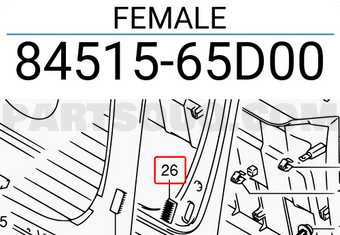 Suzuki 8451565D00 FEMALE