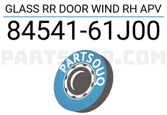 Suzuki 8454161J00 GLASS RR DOOR WIND RH APV