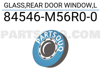 Suzuki 84546M56R00 GLASS,REAR DOOR WINDOW,L