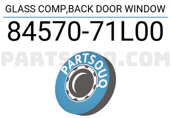 Suzuki 8457071L00 GLASS COMP,BACK DOOR WINDOW