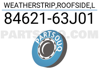 Suzuki 8462163J01 WEATHERSTRIP,ROOFSIDE,L