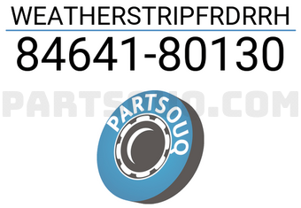 Suzuki 8464180130 WEATHERSTRIPFRDRRH