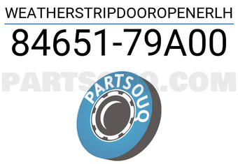 Suzuki 8465179A00 WEATHERSTRIPDOOROPENERLH