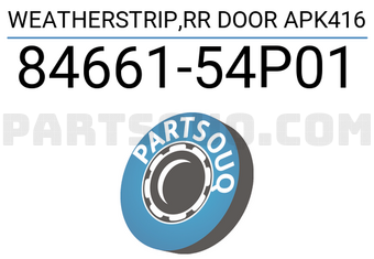 Suzuki 8466154P01 WEATHERSTRIP,RR DOOR APK416