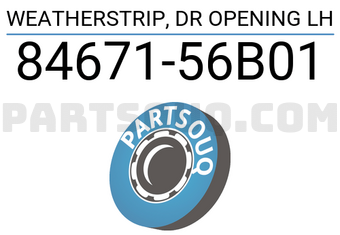 Suzuki 8467156B01 WEATHERSTRIP, DR OPENING LH
