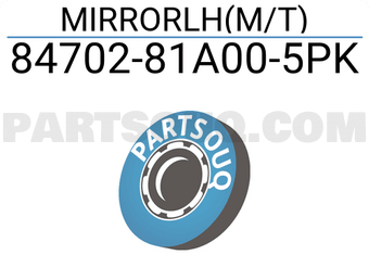 Suzuki 8470281A005PK MIRRORLH(M/T)
