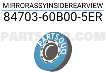 Suzuki 8470360B005ER MIRRORASSYINSIDEREARVIEW