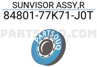 Suzuki 8480177K71J0T SUNVISOR ASSY,R