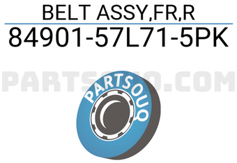 Suzuki 8490157L715PK BELT ASSY,FR,R