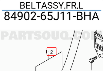 Suzuki 8490265J11BHA BELTASSY,FR,L