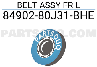 Suzuki 8490280J31BHE BELT ASSY FR L