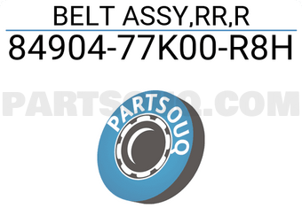 Suzuki 8490477K00R8H BELT ASSY,RR,R