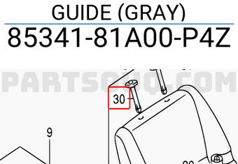 Suzuki 8534181A00P4Z GUIDE (GRAY)