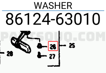 Suzuki 8612463010 WASHER