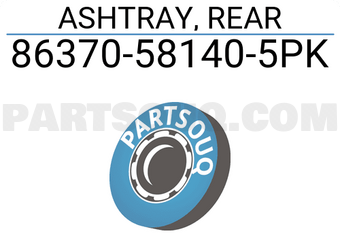 Suzuki 86370581405PK ASHTRAY, REAR