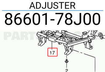 Suzuki 8660178J00 ADJUSTER